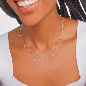 kendra scott amelia chain necklace in silver